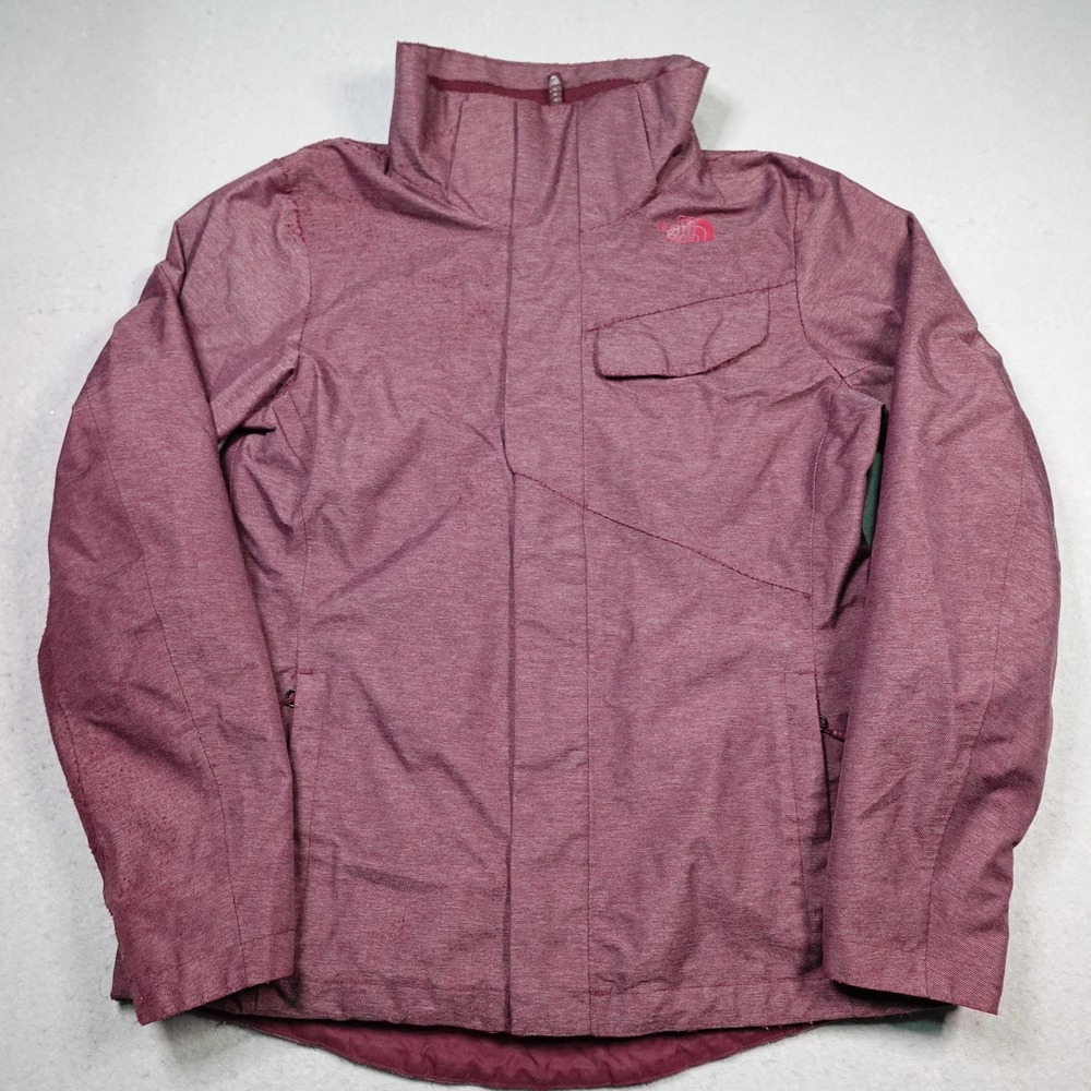The North Face DryVent Ski Jacket Women Medium Red Waterproof Snow NF0A2TJL